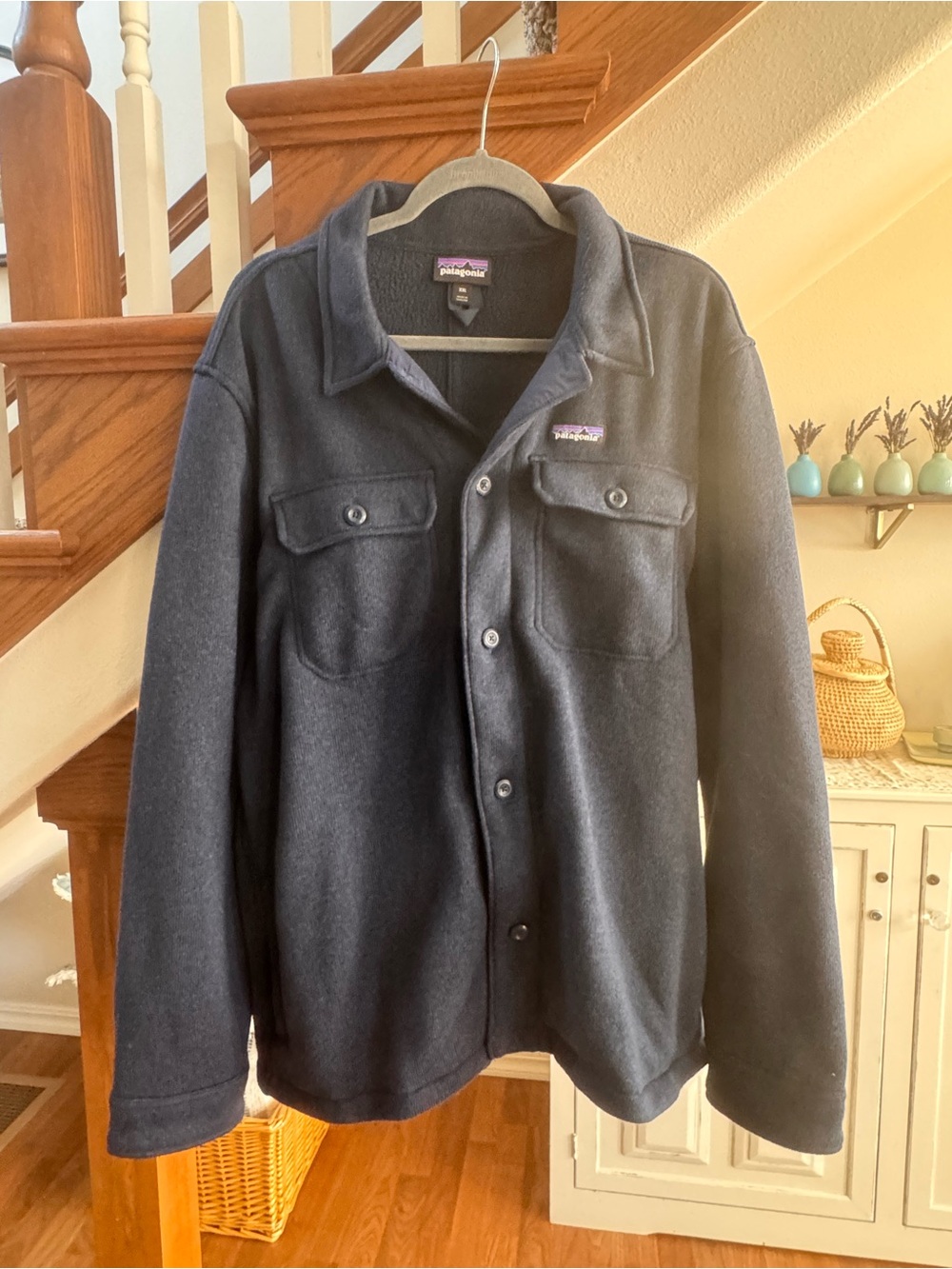 Patagonia Men's Navy Better Sweater Shirt Jacket